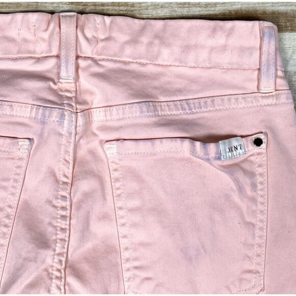 Jen7 by 7 for All Mankind Ankle Skinny Pink Pants Size 4 (28x25) - Picture 5 of 5